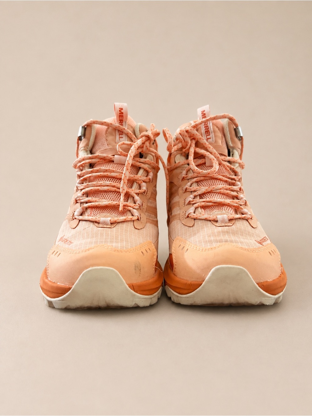 Merrell Women's Peach-Orange Trail Hiking Shoe - Picture 2 of 4